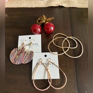 New boutique jewelry and cherry keychain